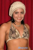 Lovely Barranquillera Angelly in bikini top