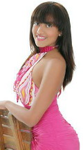 Cute colombiana chica con una hermosa sonrisa